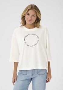 Топ Kaffe Long sleeved top, Chalk/Off-White
