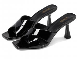 Мюли Michael Kors Clara 40S3CLMS1L-001 женские черные кожаные на каблуке