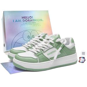 Doraemon Дораэмон Низкие скейтерские кроссовки унисекс авокадо зелёный лимитированная серия в коробке, цвет Avocado Green (Box Limited Edition)