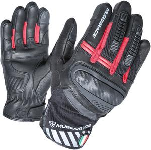 Мотоциклетные перчатки MUGENRACE hai-ko, Black/Red