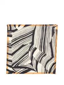 Шарф с узором Raquel Diniz, черный