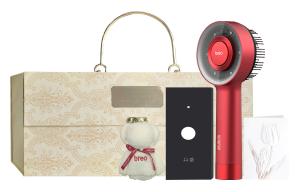 Breo Умный массажер для головы, уход за волосами красным светом, питательный головной щиток, водонепроницаемая расческа для кожи головы