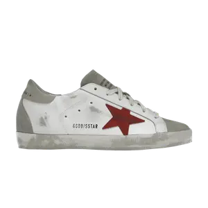 Кроссовки Golden Goose Wmns Superstar White Ice Red, белый