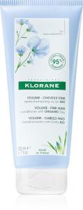 Кондиционер с льняным волокном для тонких волос, лишенных объема Klorane, 200 мл