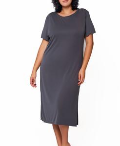 Платье для отдыха Lilliana Plus Size из модала iCollection, Gray