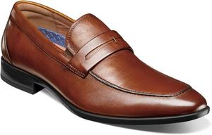 Мужские лоферы Florsheim Zaffiro с мысом-мокасином, Cognac