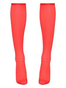Maison Close чулки вуали, красный