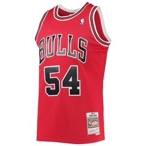 Мужская майка Mitchell & Ness Horace Grant Red Chicago Bulls 1990-91 Throwback Dark Swingman