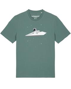 Рубашка Watapparel Fly me to the moon, зеленый