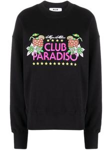 MSGM толстовка с графичным принтом, черный