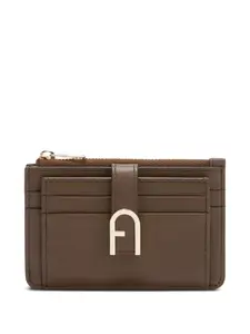 Картхолдер на молнии Furla, коричневый