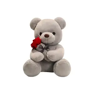 Click Ручная плюшевая игрушка розовый мишка, высота 23cm/35cm/45cm