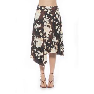 Женская асимметричная юбка-солнце Alexia Admor, цвет multi cow