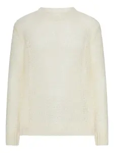 Джемпер крупной вязки Jil Sander, нейтральный