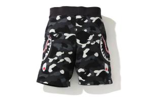 Повседневные шорты Shark Series для мужчин A Bathing Ape, черный