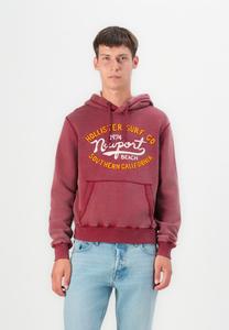 Худи Hollister Co. SHRUNKEN WAFFLE LINED, Dark Red