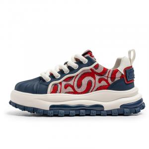 AD Антискользящие износостойкие мужские кэжуал кеды низкие красные синие, цвет Red Blue