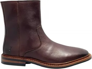 Мужские ботинки Frye Paul с внутренней молнией - классический кожаный дизайн, прочная конструкция, удобная посадка, идеально подходят для повседневной носки, коричневый