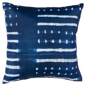Подушка Narla 16" x 16" Safavieh, Deep blue/white