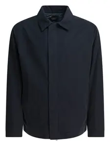 Куртка с застежкой на молнию спереди и пуговицами на манжетах Vince, синий