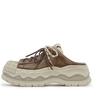 VITTORIO VENTURA Низкие кроссовки с открытой пяткой, женские, коричневые