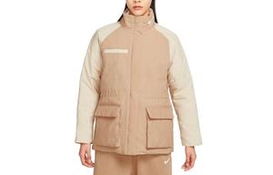 Стеганая куртка женская абрикосовая Nike, цвет Apricot