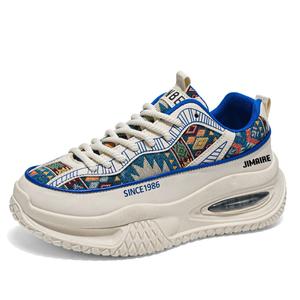 Низкие повседневные туфли с противоскользящей амортизацией для мужчин King Jinmai, Blue