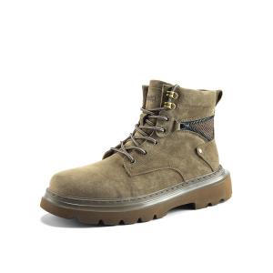 Jeep Зимние боевые ботинки короткие мартинсы мужские хаки, цвет Khaki