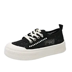 Дышащие женские скейтерские кеды Low top Captain illy, черный