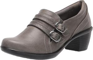 Ботильоны Easy Street Damen Stroll, Grau/Grau Snake/Gore