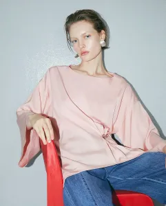 Женский топ металлик Sfera, розовый