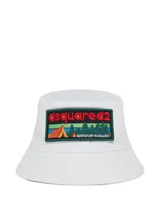 Панама с аппликацией Dsquared2 Kids, белый