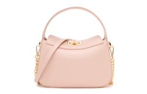 Кожаная женская сумка кросс-боди Small ELLE, розовый