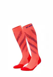 Высокие эллиптические носки до колена run edt Cep, Neon Coral/Purple