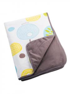 Детское одеяло Dream Дерево в цвете лимон/серо-коричневый doomoo