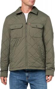 Мужская куртка Levi's с ромбовидной стежкой и отложным воротником, Sage Green