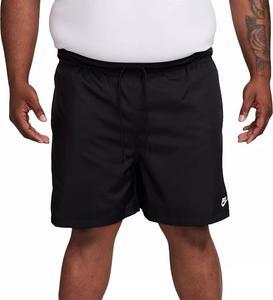 Мужские шорты из струящейся ткани Nike Club 6 дюймов, черный