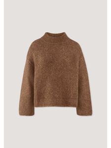Hessnatur Вязаный свитер коньячного цвета