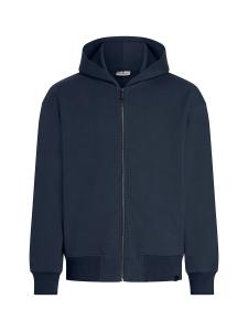 Толстовка с капюшоном на молнии Calvin Klein Jeans, темно-синий
