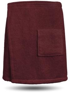 Короткий халат normani  Mersin, бордовый