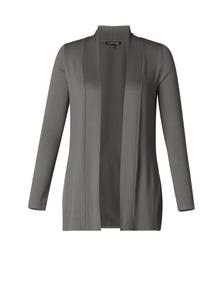 Вязаный кардиган BASE LEVEL CURVY, темно-серый