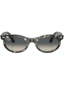 Солнцезащитные очки Wayfarer Oval в овальной оправе Ray-Ban, серый