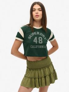 Многослойная джерси мини-юбка Superdry