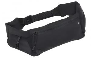 Полиэстеровая поясная сумка унисекс черная DECATHLON
