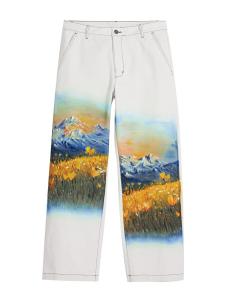 Широкие брюки Desigual, белый