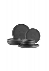 Комбинированный сервиз, керамогранит Трад. Плитка MäSer, черный