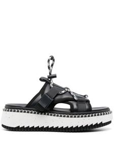 Chloé сандалии Lilli на платформе, черный