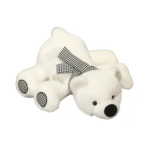 Очаровательные рождественские плюшевые мишки Polar Bear, высота 25см/35см/45см OU DI PIG, белый