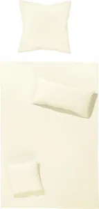 Постельное белье Вюрцбург" натуральный 1х 135х200 см + 1х 80х80 см" Erwin Müller