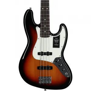 Электрический бас-гитара Fender Player II Jazz с грифом из палисандра, окраска 3-цветный санберст